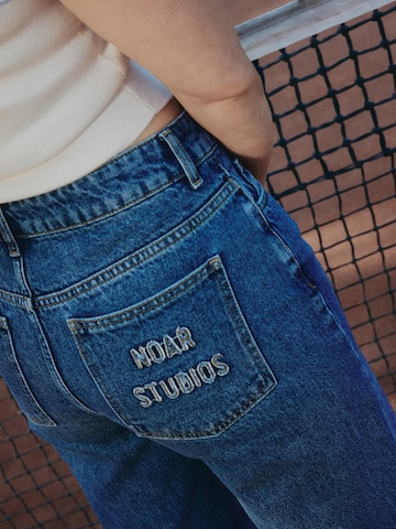 noar studios Wide leg Τζιν σε μπλε