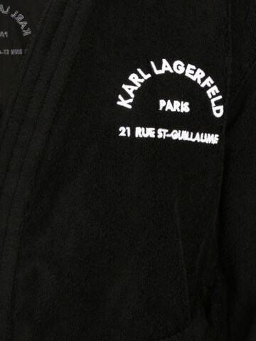 Peignoir long Karl Lagerfeld en noir
