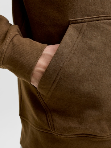 JACK & JONES Sweatshirt 'JJESOHO' in Braun