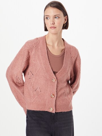 Molly BRACKEN Knit Cardigan in Pink: front