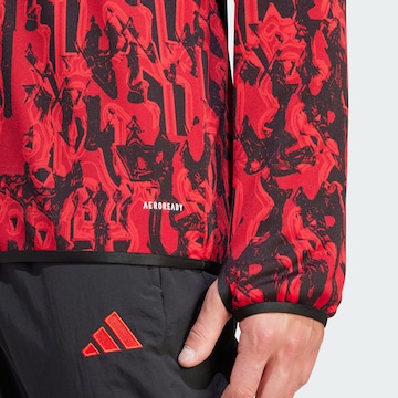 ADIDAS PERFORMANCE Athletic Sweatshirt 'Manchester United' in Red