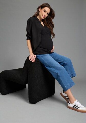 Neun Monate Regular Jeans in Blue