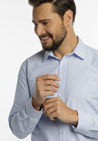 DreiMaster Klassik Slim fit Zakelijk overhemd in Blauw