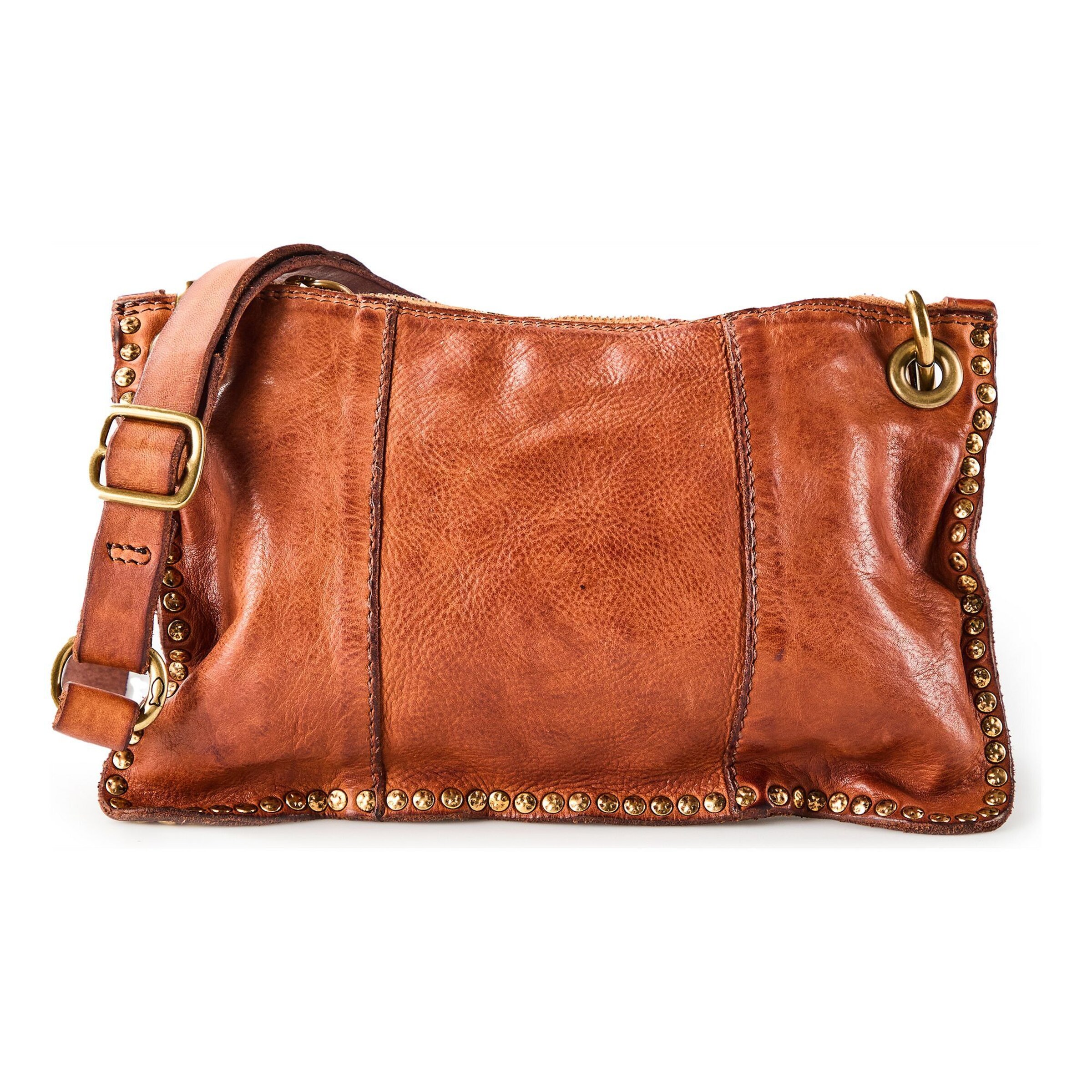 Campomaggi Crossbody Bag 'Ebe' in Brown: front