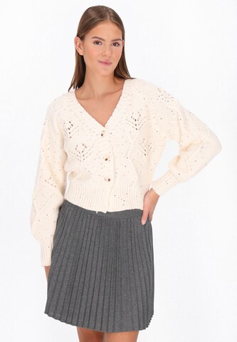 MYMO - Cárdigan en blanco: frente