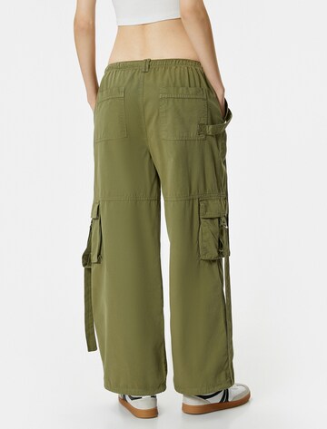 Koton Wide leg Cargo trousers in Green