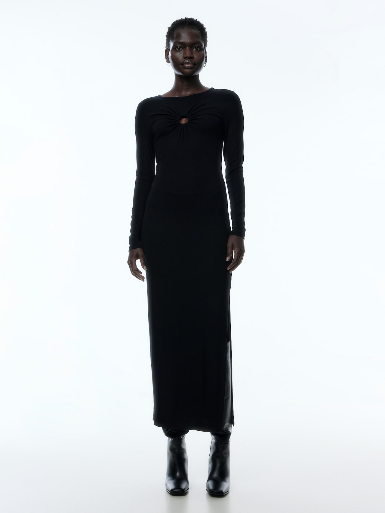 EDITED Jurk 'Tonie' Zwart