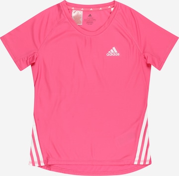 ADIDAS SPORTSWEAR Λειτουργικό μπλουζάκι 'Aeroready 3-Stripes' σε ροζ: μπροστά