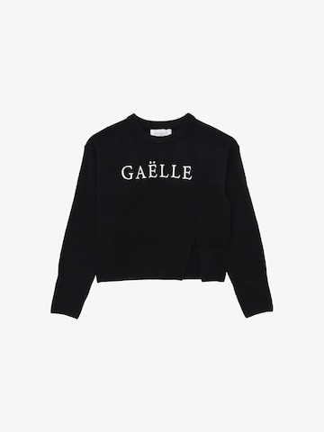 Gaelle Paris Pullover 'Lory' in Schwarz: Vorderseite