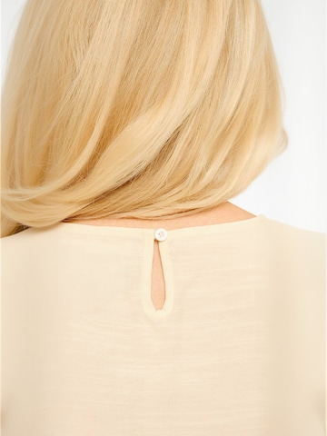 Liberte Essentiel - Top ' FIE ' en blanco