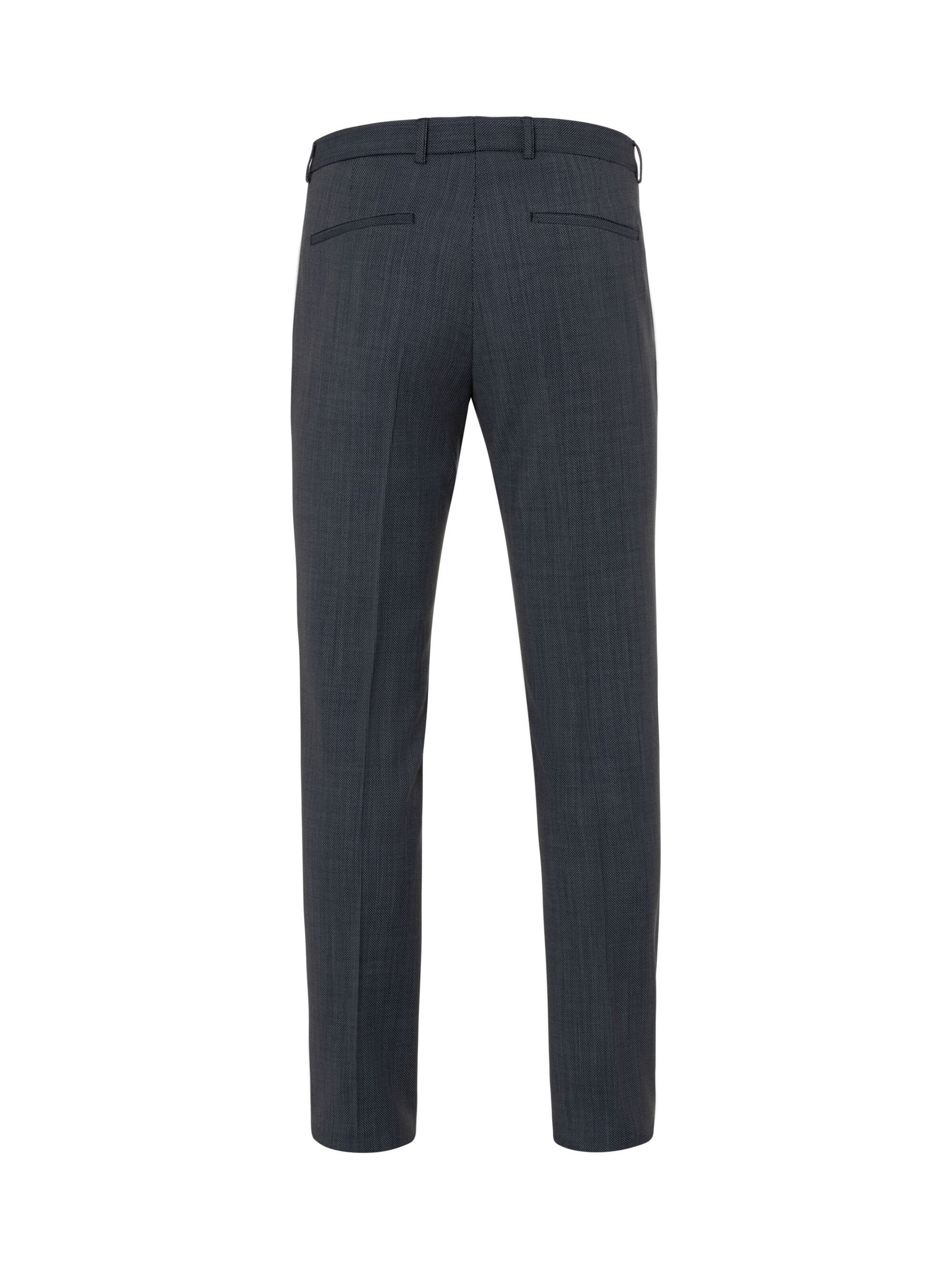 BENVENUTO Slim fit Pleated Pants 'Iago' in Blue