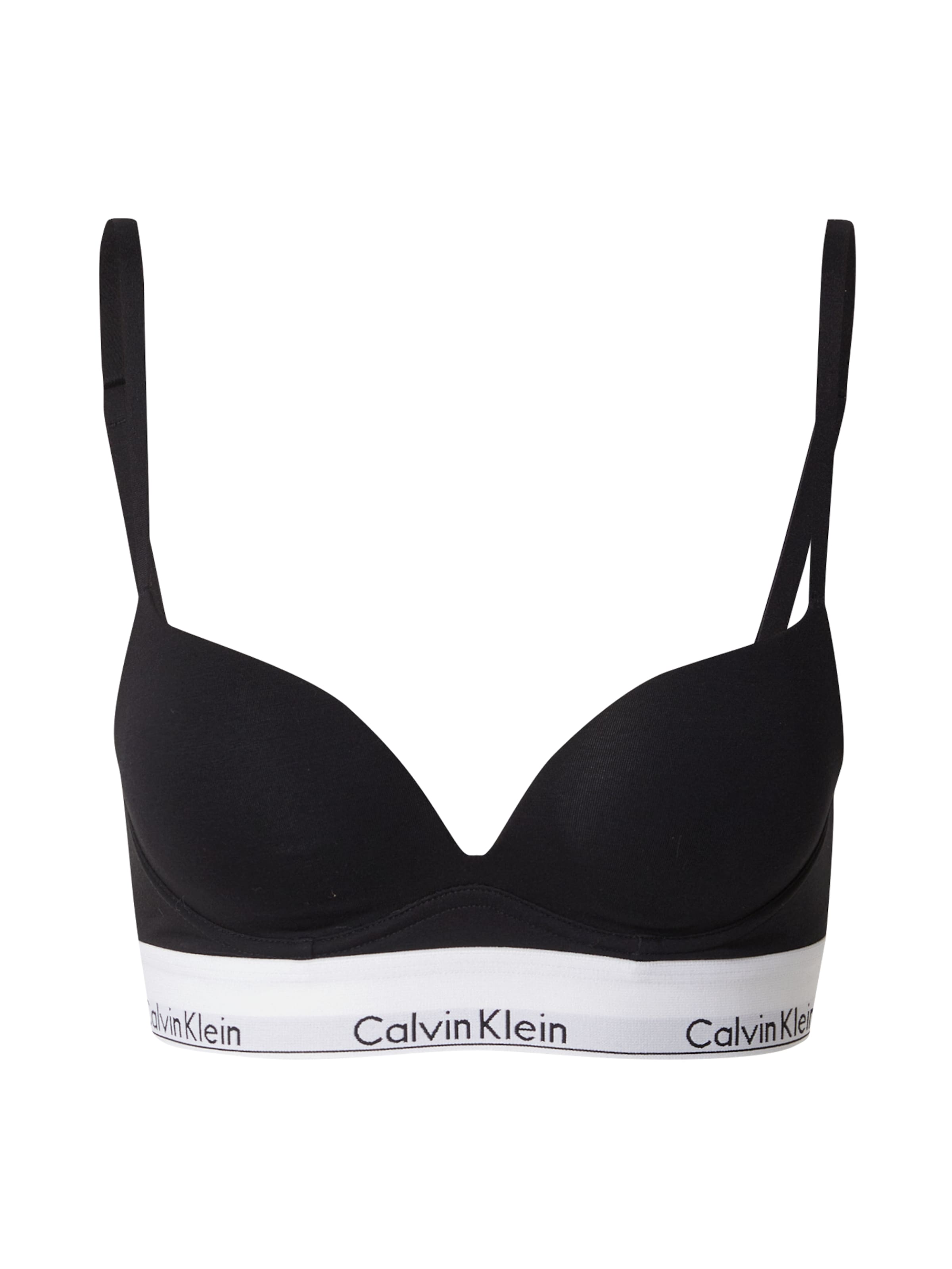 Calvin Klein Underwear Push-up BH i sort: forside