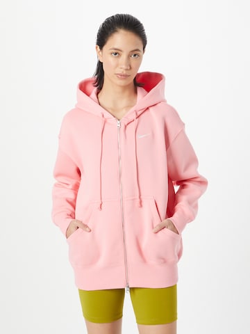 Nike Sportswear Mikina 'PHNX FLC' – pink: přední strana