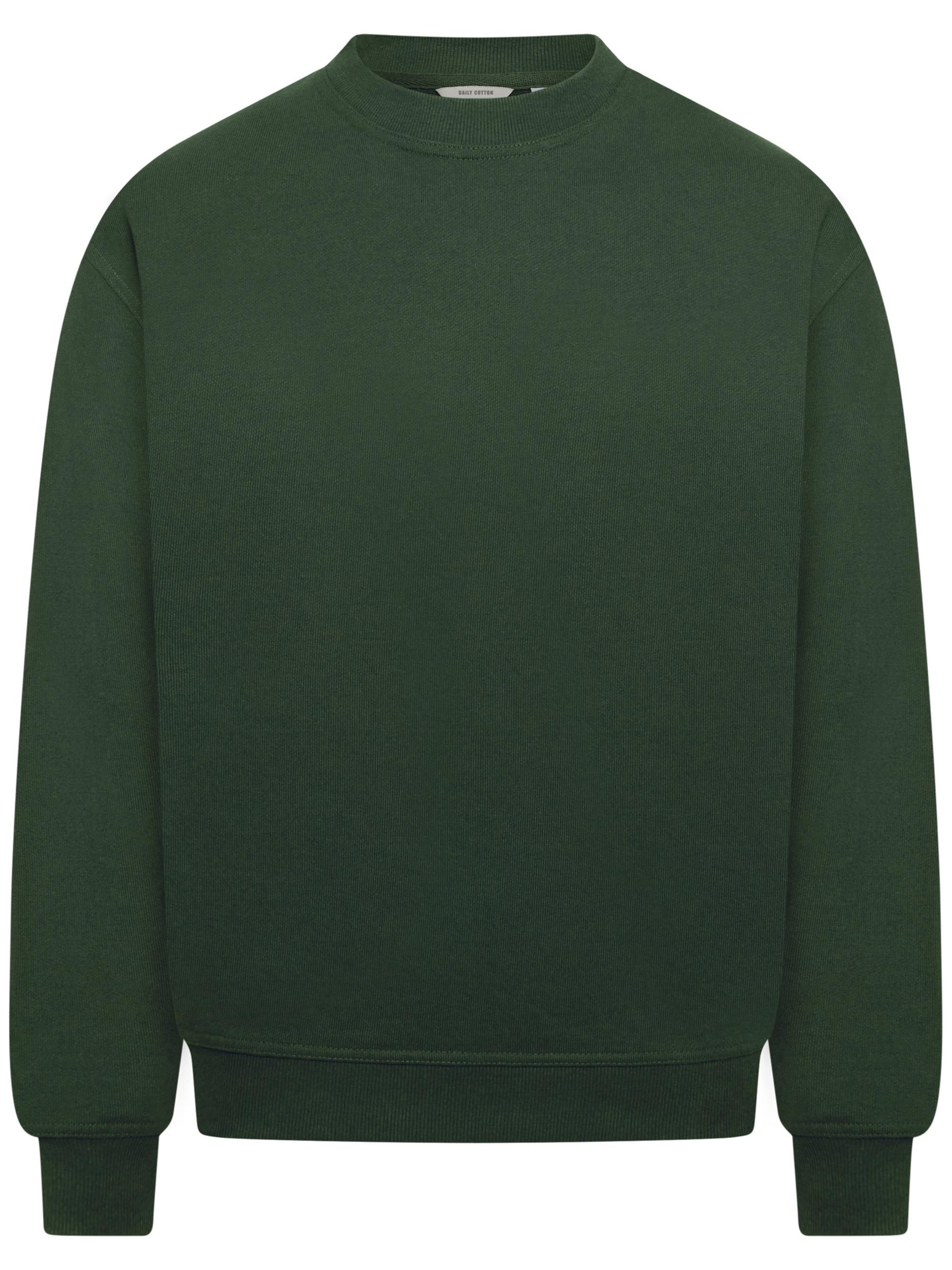 Daily Cotton Sweatshirt 'DCSORIA' in Green