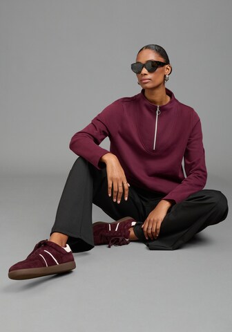 Bruno Banani LM Sweatshirt in Rot