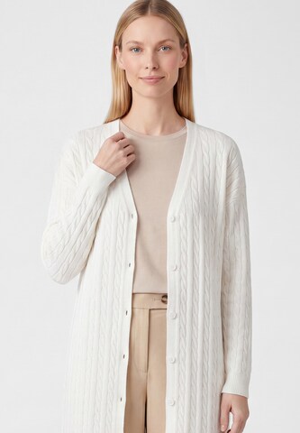 usha WHITE LABEL - Abrigo de punto en blanco