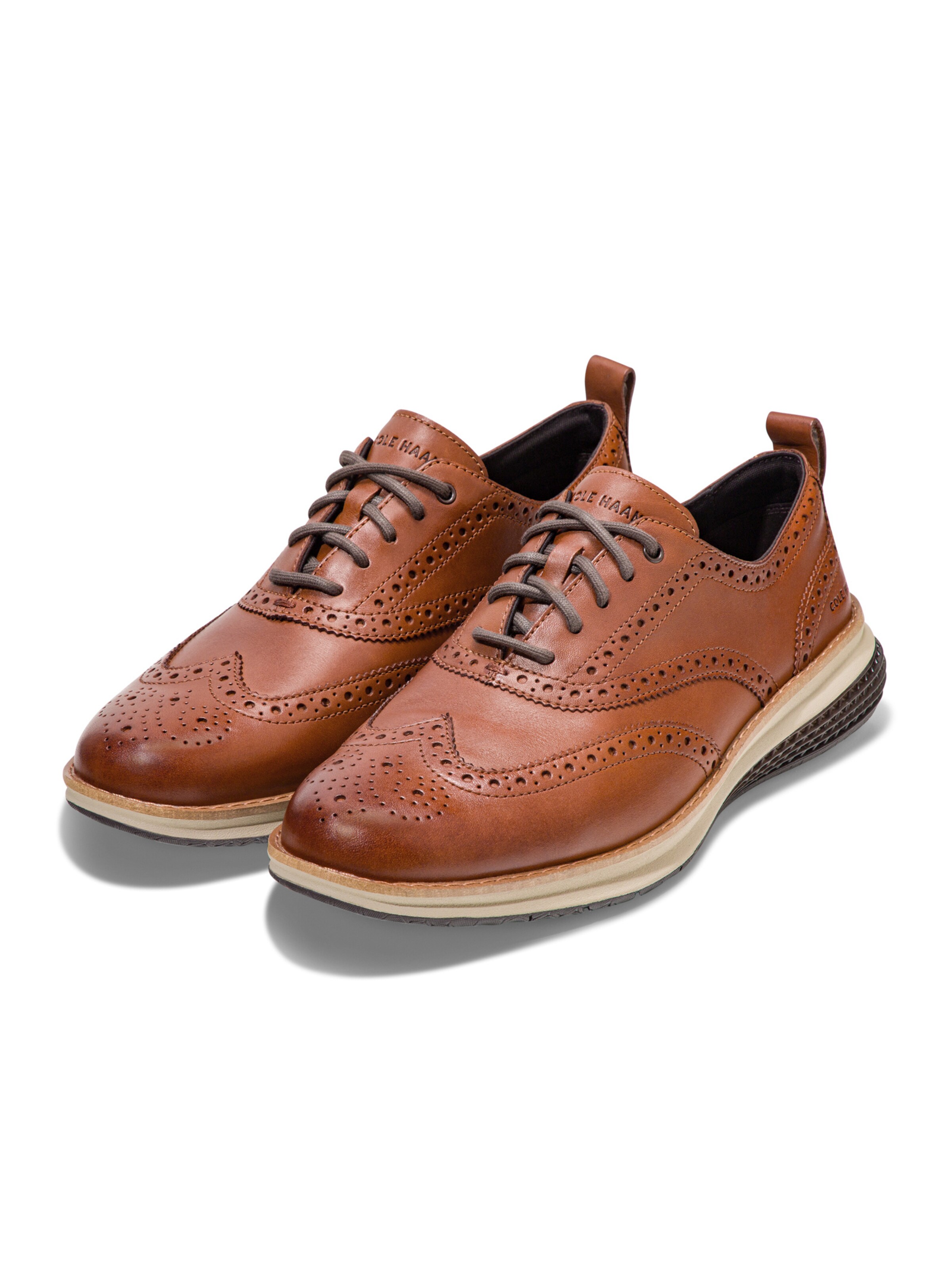 Chaussure à lacets 'Wingtip Oxford' Cole Haan en marron
