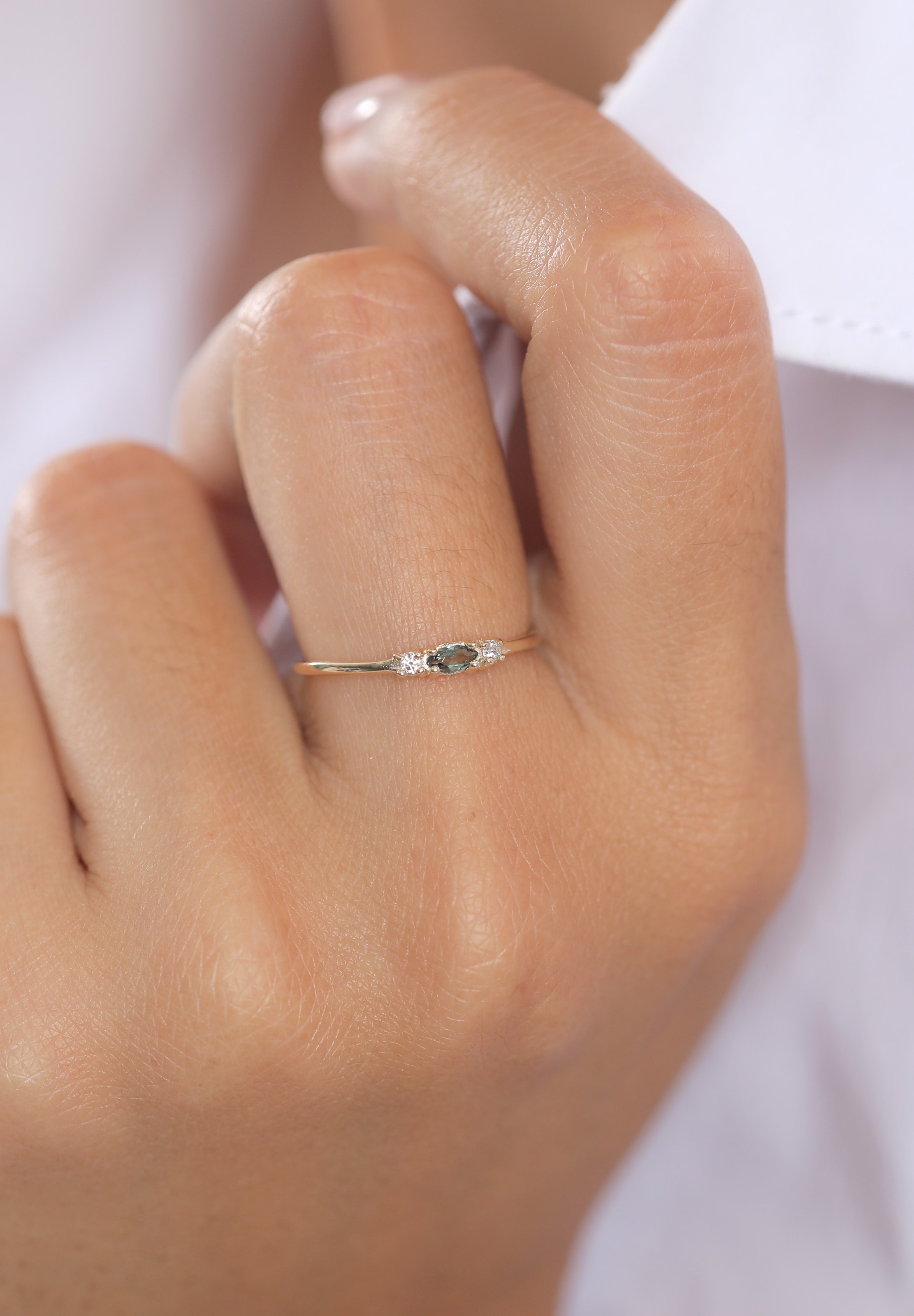 ELLI PREMIUM Ring in Gold: Vorderseite