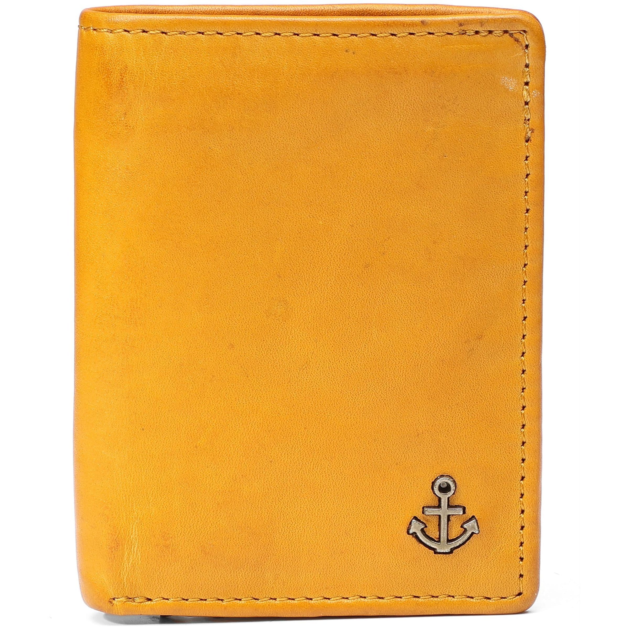 Portamonete 'Rex' di Harbour 2nd in giallo: frontale