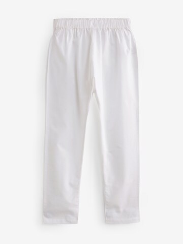 Next Regular Trousers in White: front