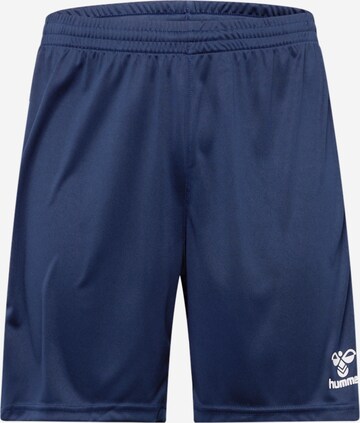 Pantalon de sport 'AUTHENTIC' Hummel en bleu : devant