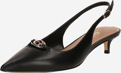 GUESS Cipele s potpeticom i otvorenom petom 'Jessah' u crna, Pregled proizvoda