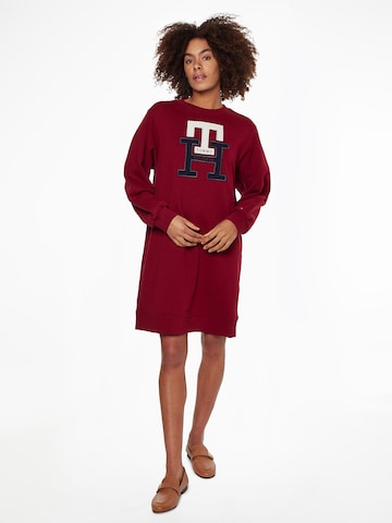 TOMMY HILFIGER Knit dress in Red: front