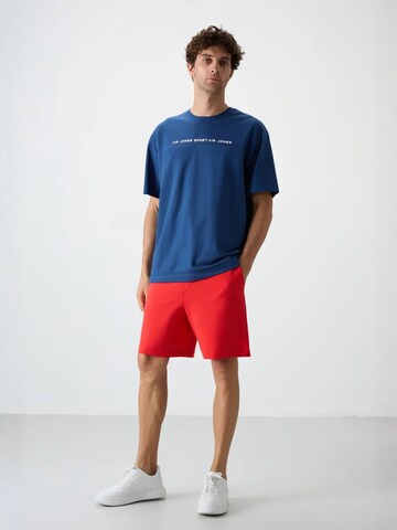Regular Pantalon Tommy Life en rouge