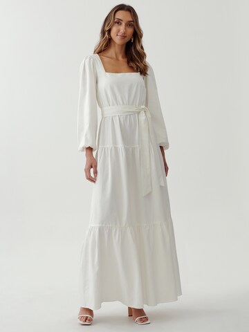 Tussah - Vestido 'AMAIA' en blanco: frente