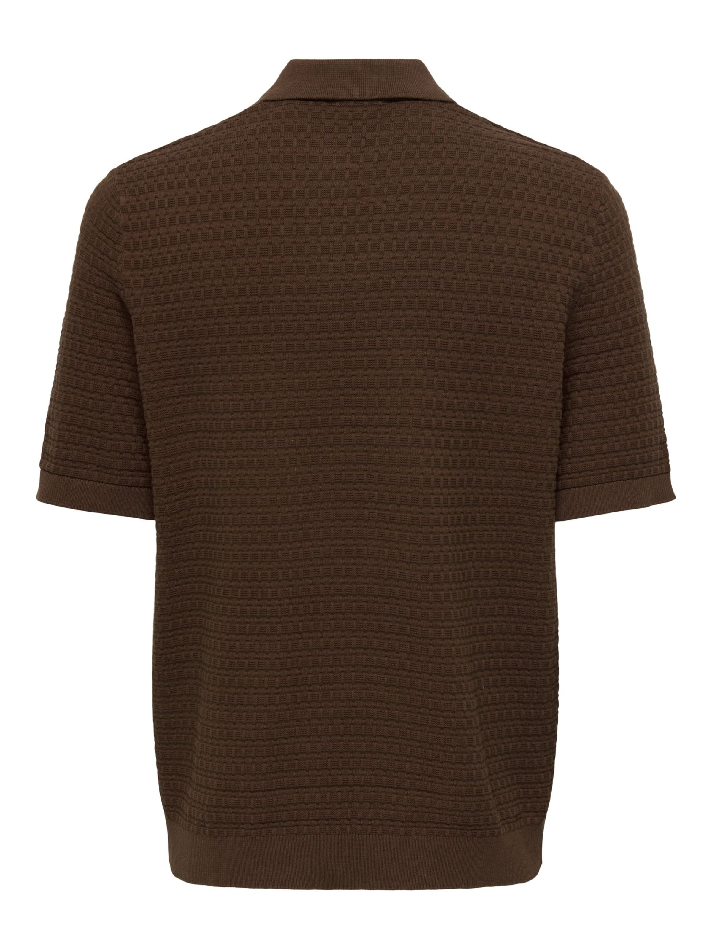 Only & Sons Sweater 'ONSMenu' in Brown