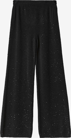 Wide Leg Pantalon HINNOMINATE en noir : devant
