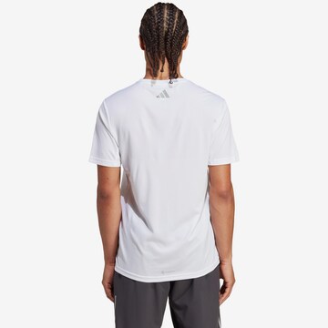 ADIDAS PERFORMANCE Functioneel shirt 'Run Icons' in Wit