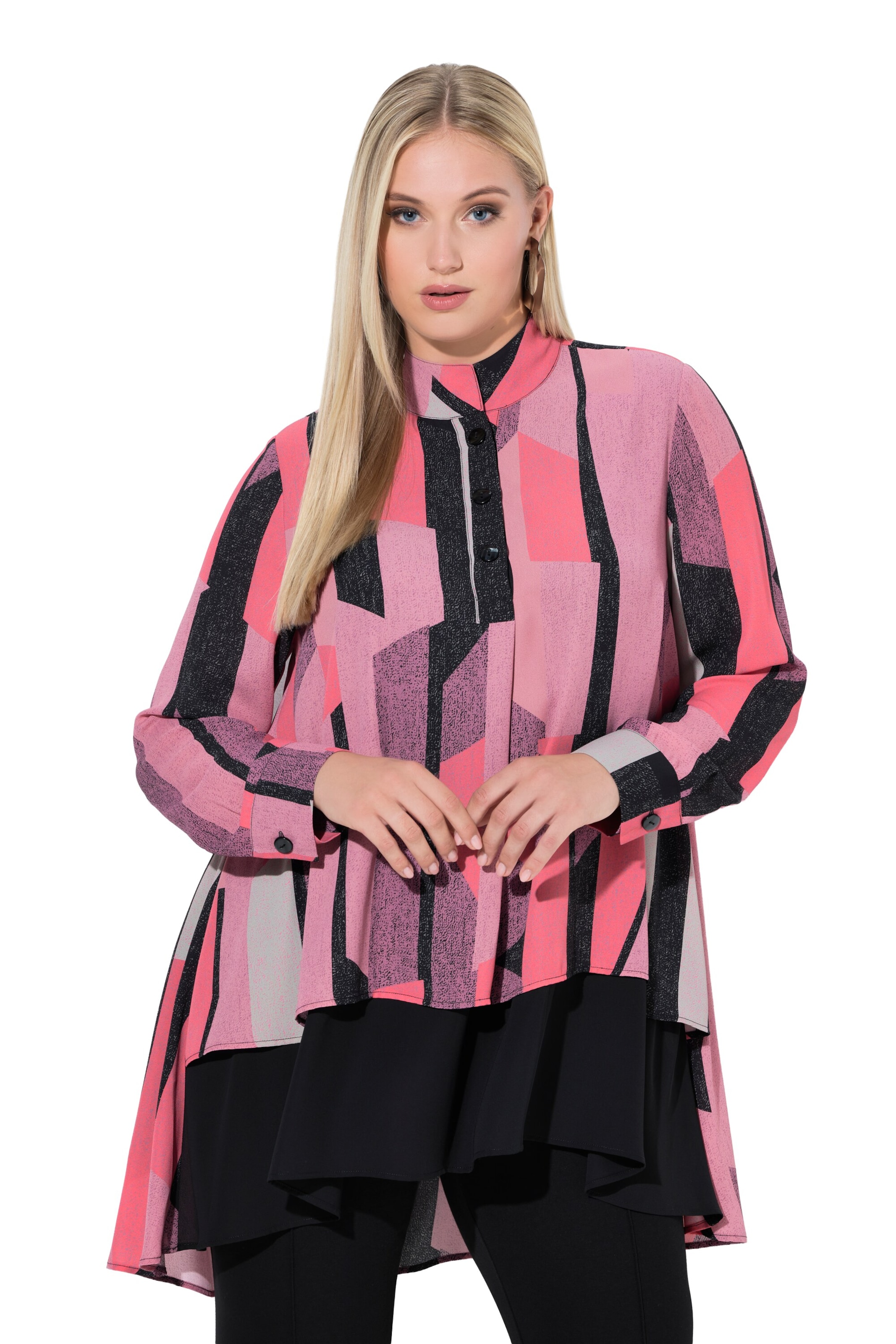 Ulla Popken Tunika in Pink: Vorderseite