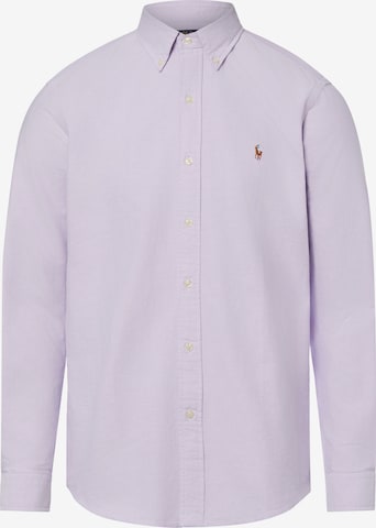 Chemise Polo Ralph Lauren en violet : devant