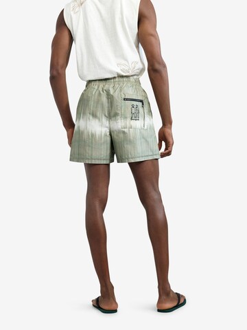 Desigual - Bermudas en verde