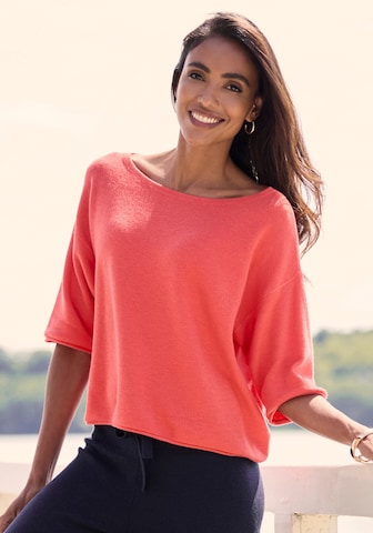 Elbsand Sweater in Red: front