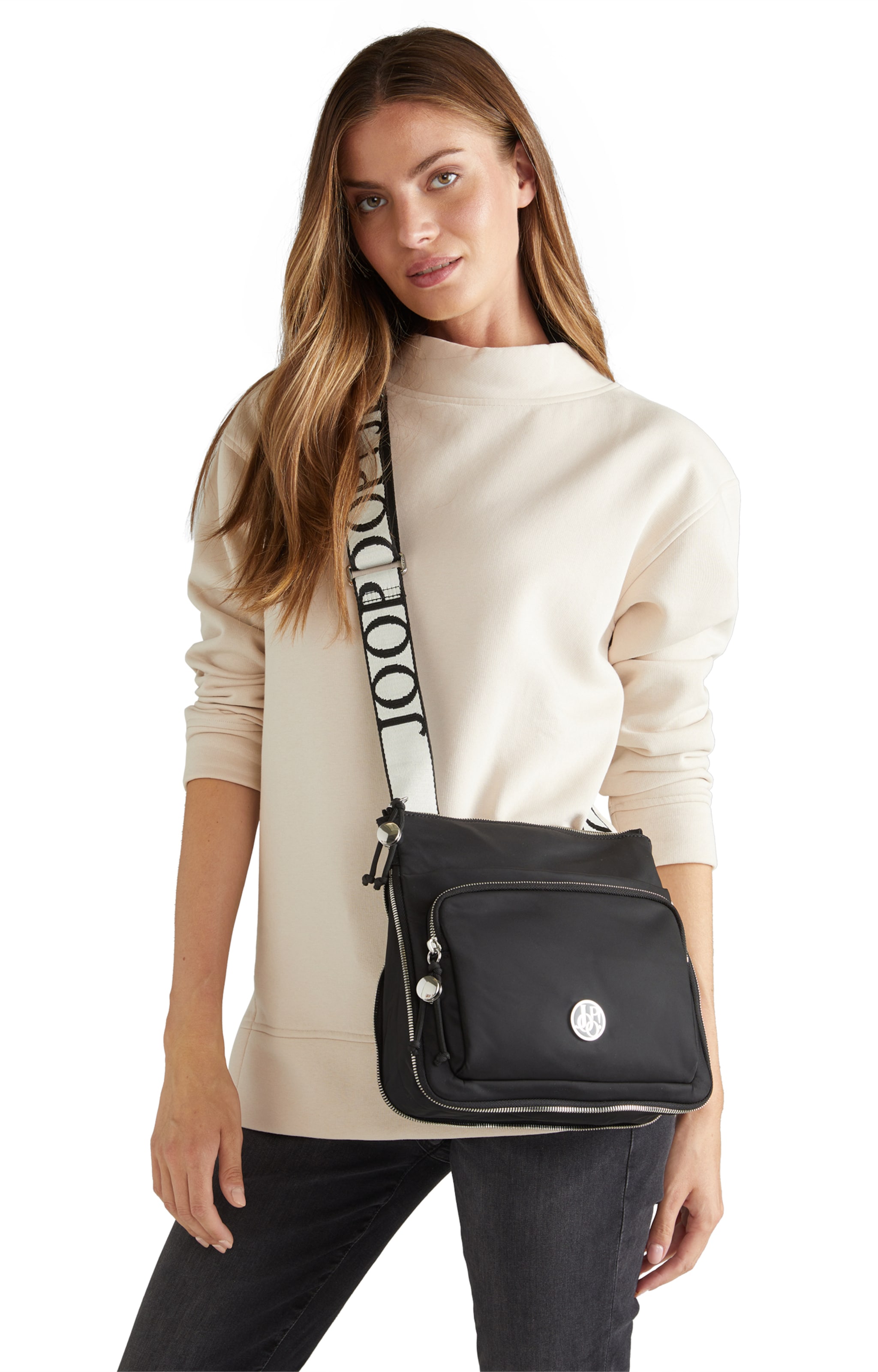 JOOP! Torba na ramię 'Lietissimo Lilou' w kolorze czarny: przód