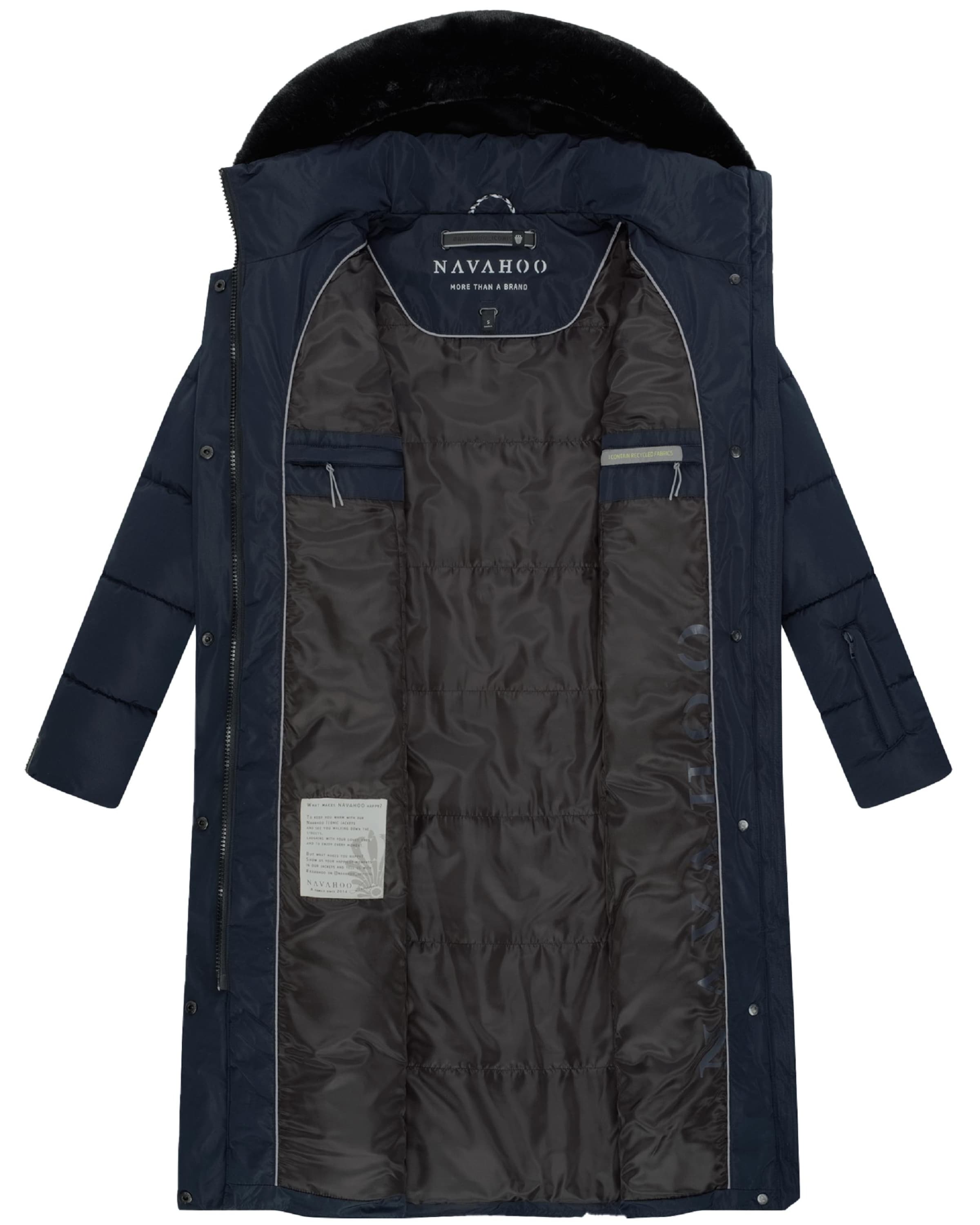 NAVAHOO Зимнее пальто 'Blitzliebe XIV' в Синий
