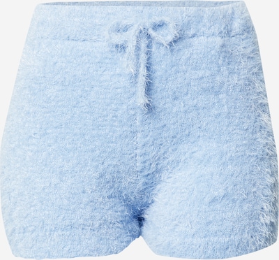 Miss Selfridge (Petite) Pantalon 'EYELASH' en bleu clair, Vue avec produit