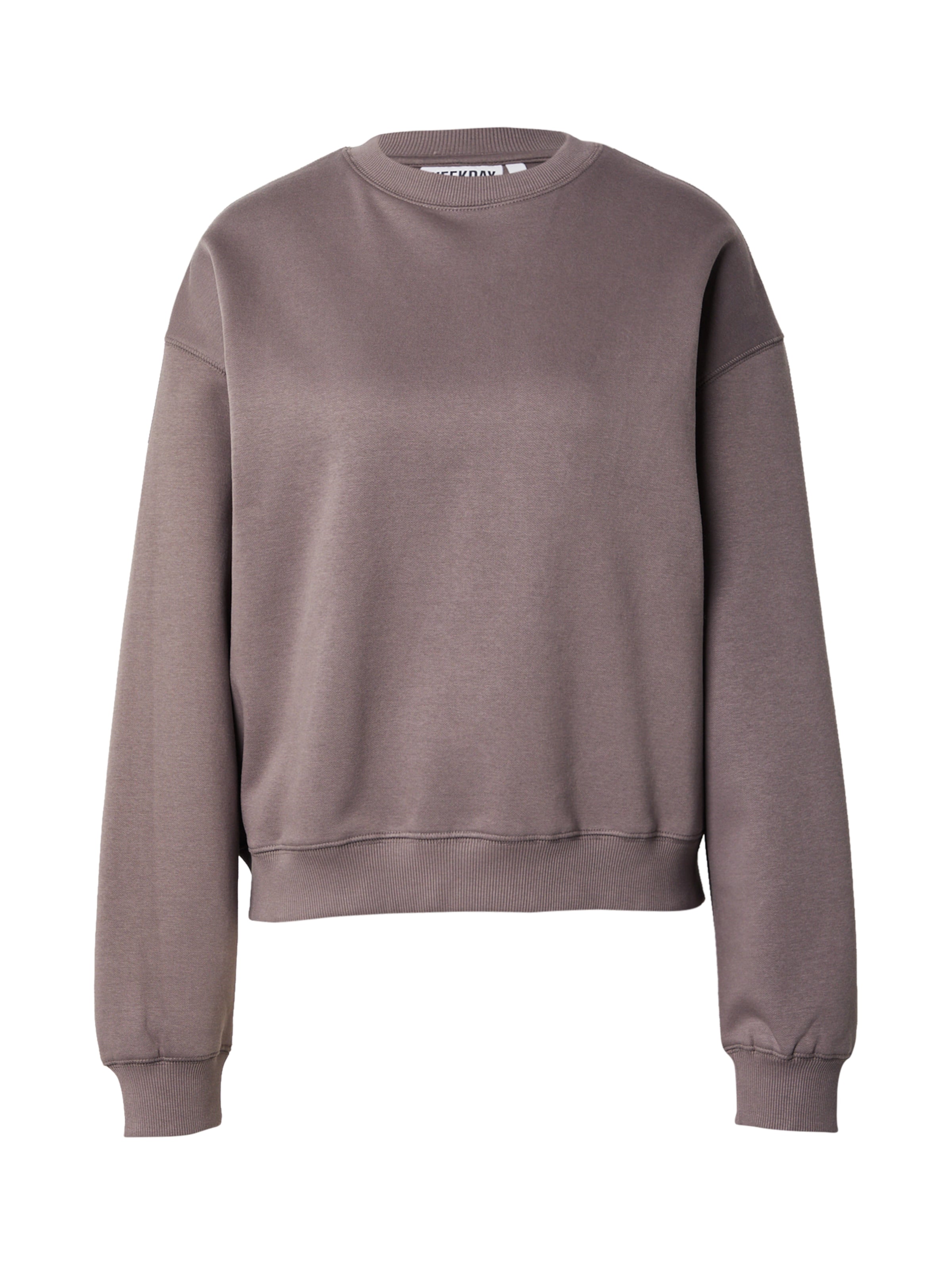 WEEKDAY Mikina 'Essence Standard' – béžová: přední strana