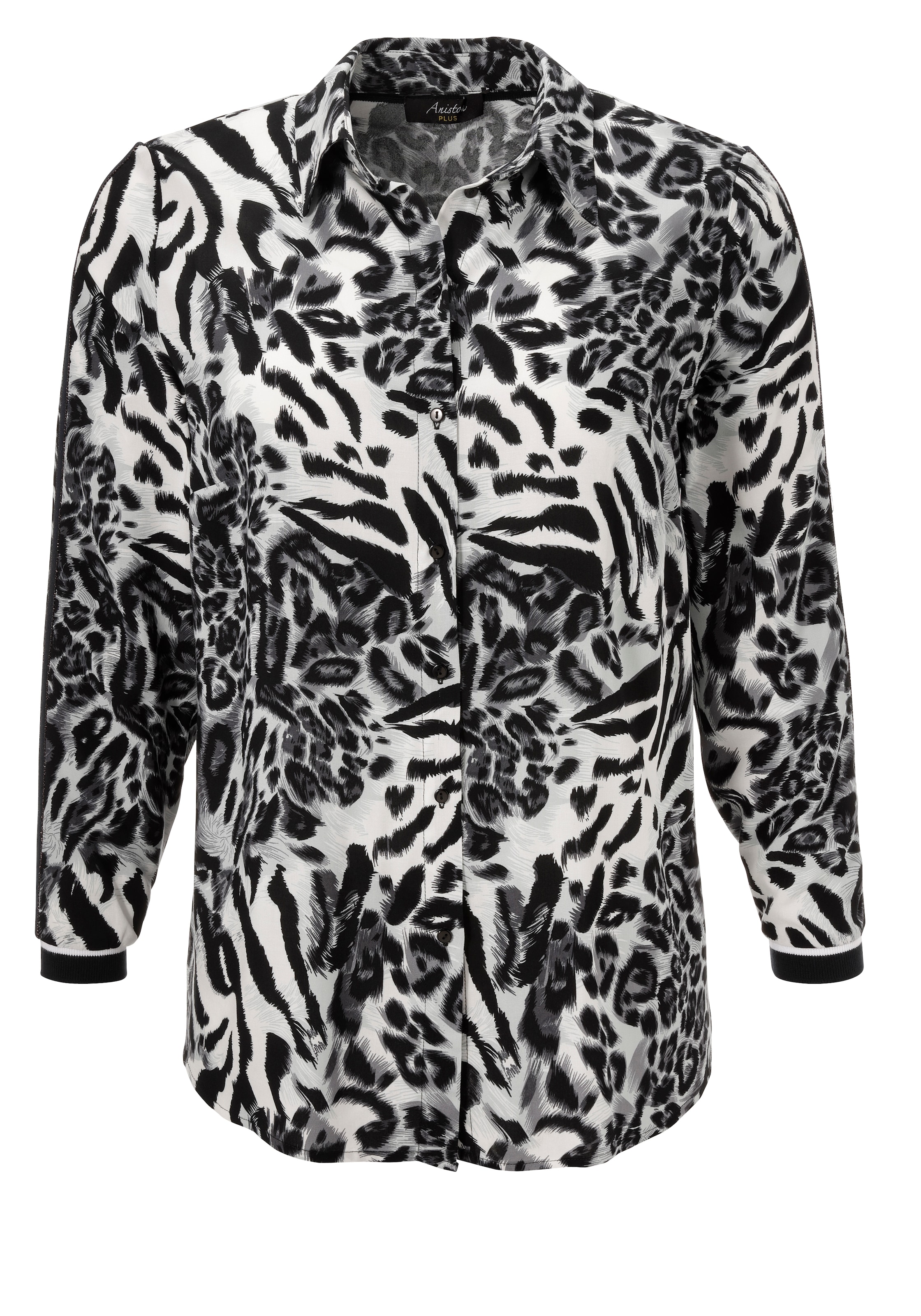 Aniston Bluse in Schwarz: Vorderseite