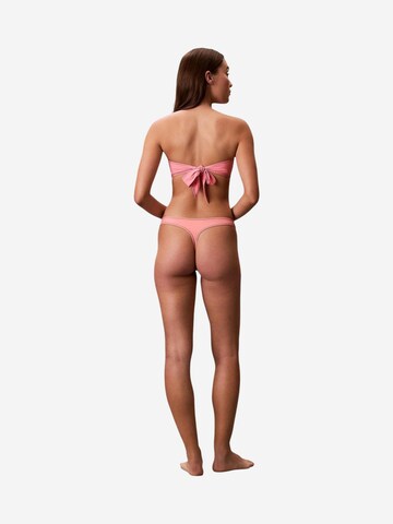 Classico Bikini 'THONG LV00Q61226' di Calvin Klein Jeans in arancione