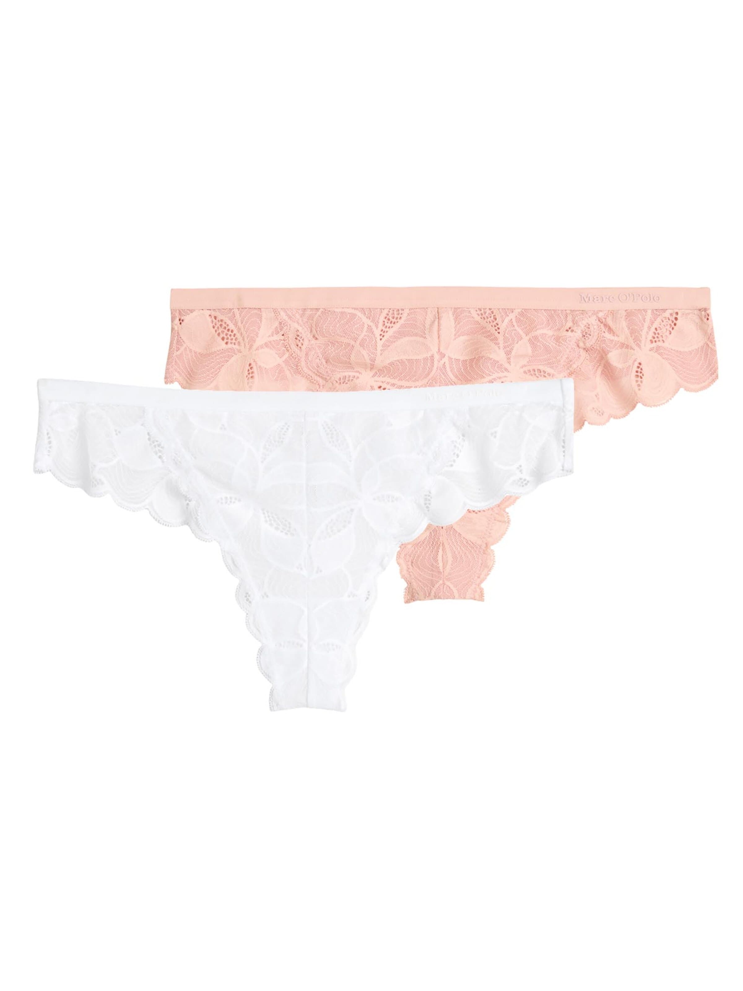 Marc O'Polo String 'Tender Lace' in Pink: front