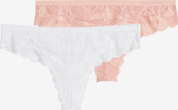 Marc O'Polo Thong 'Tender Lace' in Pink: front