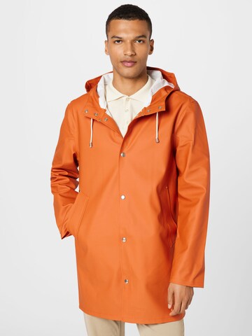 Cappotto di mezza stagione 'Stockholm' di Stutterheim in arancione: frontale
