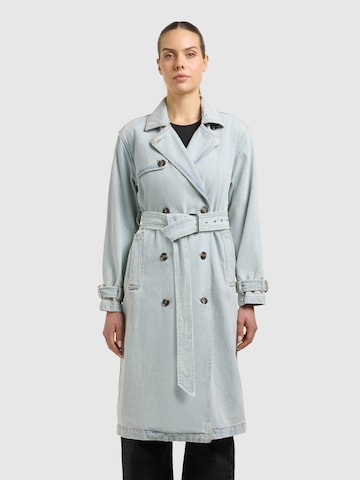 Manteau mi-saison 'Hera' khujo en bleu : devant