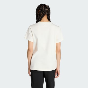 ADIDAS SPORTSWEAR Performance shirt 'Floral' in White