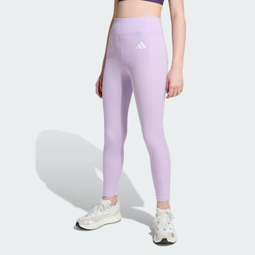 ADIDAS SPORTSWEAR Skinny Sporthose 'Optime Favorite' in Lila: Vorderseite