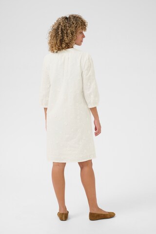 Cream Dress in White