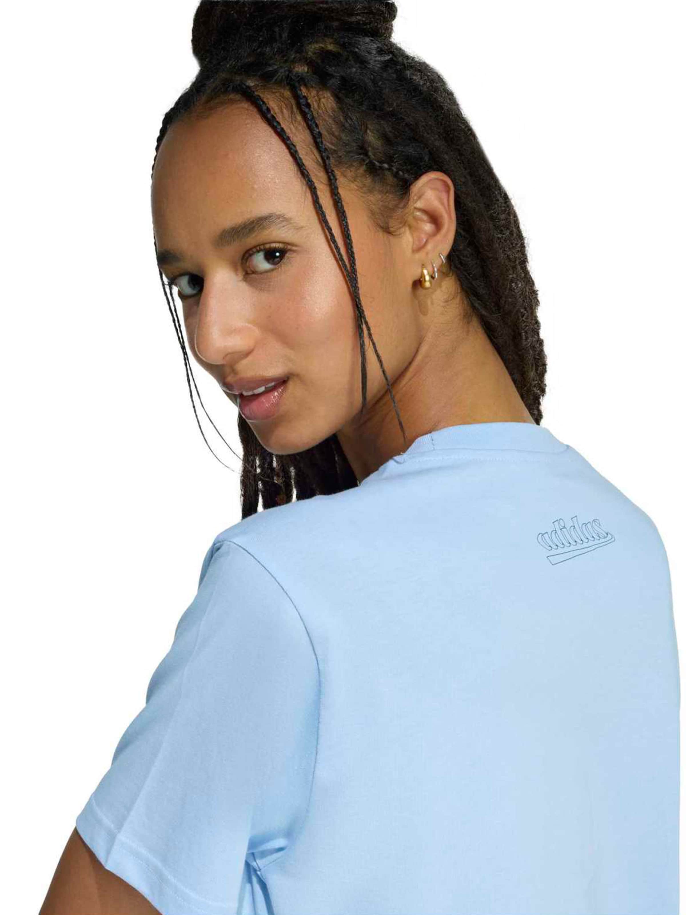 ADIDAS SPORTSWEAR Λειτουργικό μπλουζάκι σε μπλε